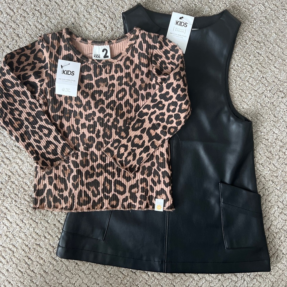 Cotton On Kids Penny Pinafore Dress 2T Bundle Lot